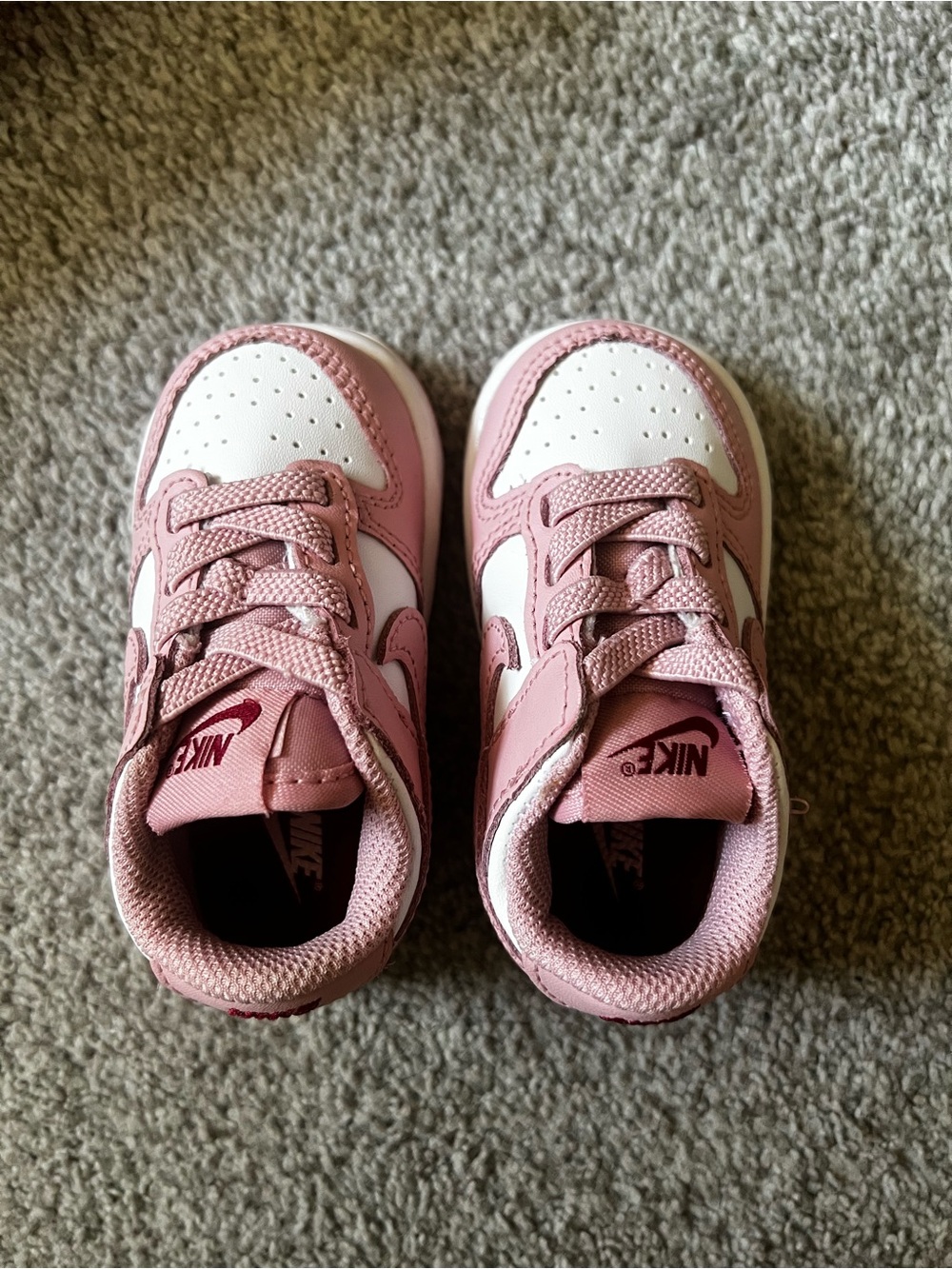 Nike Pink Dunk Low Sneakers - 4C
